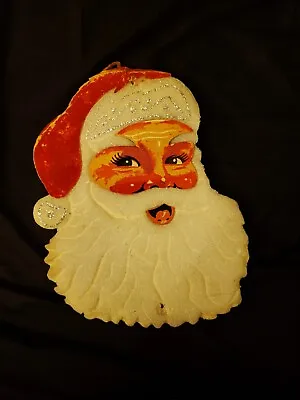 Vintage Santa Claus Foam Christmas Decoration MCM Mid Century Modern • $39