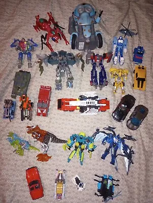 Transformers Lot Action Figures Hasbro Huge Toy Lot • $189.99