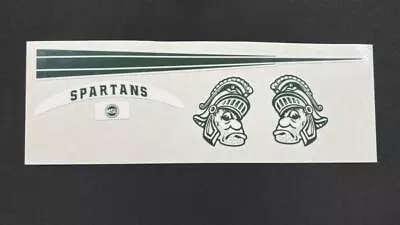 Michigan State Spartans Gruff Sparty Mini Football Helmet Decal Set • $25