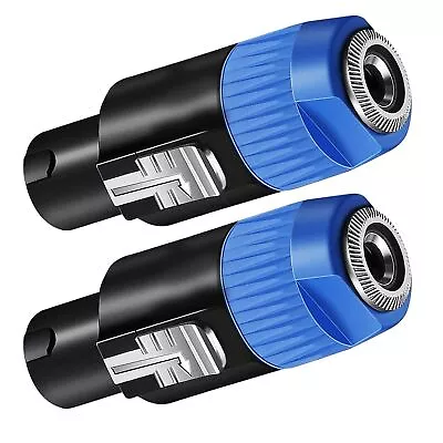 Speakon To 1/4 Adapter Connector Upgraded 1/4  Female To Male Connector Speaker • $8.49