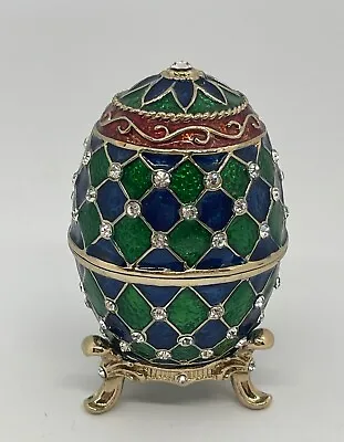 Stauer Faberge Egg Replica Trinket BoxEaster Gift7.5cmRussian Imperial  • $28.99