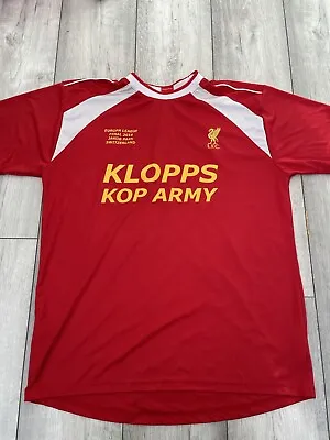 £25 • Buy Liverpool FC Europa League 2016 Final Jurgen Klopp Kop Army T-shirt Shirt Top