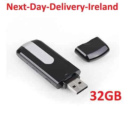 £33.81 • Buy 32GB Motion Activated Mini USB Pen Flash Drive Hidden Camera Voice Video DVR