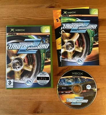 Need For Speed Underground 2 (Xbox Original 2004) Complete With Manual - PAL UK • £12.29