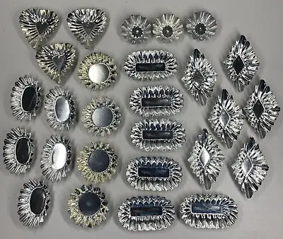 Assorted Lot 27 Mini Metal Fluted Tart Mold Tartlet Tins Pastry Chocolate Soap • $19.95