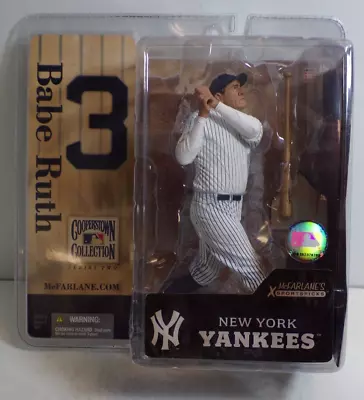 Babe Ruth #3 New York Yankees Mcfarlane Cooperstown Series 2 Figure - 021624JET5 • $20.79