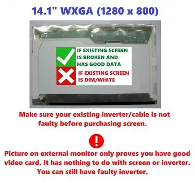 $79 • Buy TOSHIBA SATELLITE M305-S4910 LAPTOP LCD Screen 14.1  WXGA CCFL