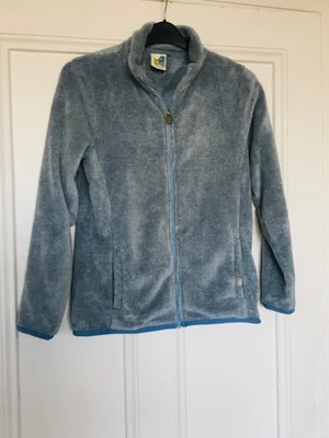£10 • Buy Women's Jacket Fleece Size 10 Weird Fish Blue