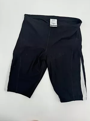 Speedo Men's Launch Splice Jammer Endurance+ Competition Swimwear Black Size 28 • $21.99