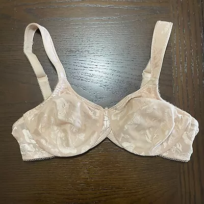 Wacoal Cancer Awareness Bra 34C Underwire Satin Soft Cups Adjustable 85567 • $23