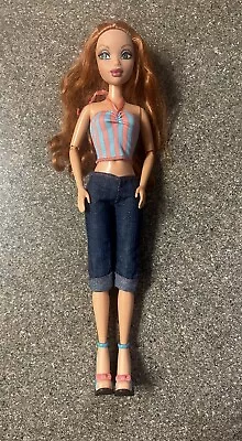 Barbie My Scene Miami Getaway Kenzie Doll Articulated Red Curly Hair  12” • $34
