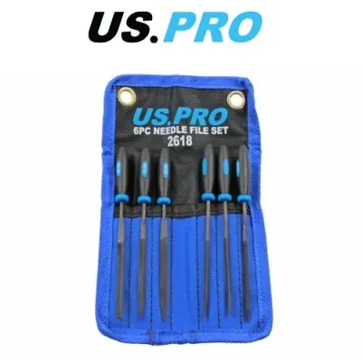 US PRO 6pc Needle File Set 140MM 2618 • £5.50