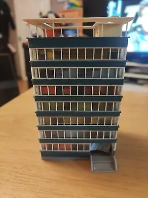 N Gauge Block Of Flats BuildingIdeal For Your Railway Layout In Good Condition • £19.99