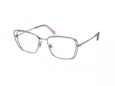 Miu Miu Eyeglasses Frame MU 50TV  1BC1O1 Silver Woman • £144.77