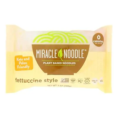 Miracle Noodle Pasta - Shirataki - Miracle Noodle - Fettuccini - 7 Oz - Case • $54.99