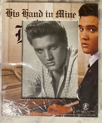 Elvis Presley Signature Product Picture Frame White Backing With Stand 7” X 6” • $12.95
