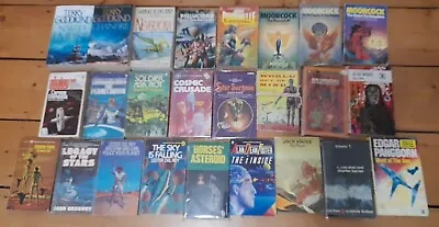 Large (x25) Vintage Science Fiction & Fantasy Collection Job Lot Bundle Classics • £23.99