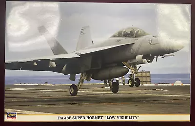 F/A-18F Super Hornet 'Low Visibility'  Hasegawa 1/48 Assy Started W/ 2 Extra • $69.99