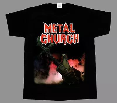 S - 4xl Metal Church Overkill Metallica New Black T-shirt • $22.99