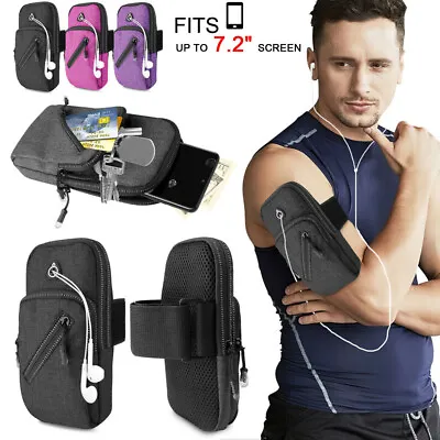 £5.92 • Buy Armband Phone Holder Case Sports Gym Running Jogging Arm Band Bag For Cellphone-