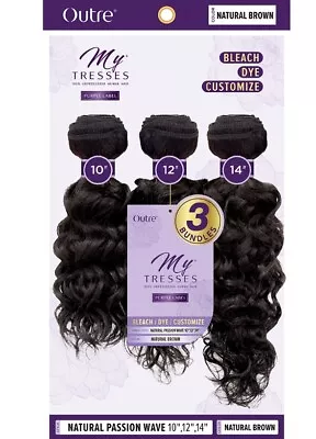 My Tresses 100% Unprocessed Human Hair Purple Label Passion Wave Free Shipping! • $44.99