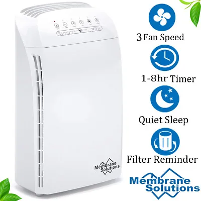 Home Large Room Air Purifier H13 Medical HEPA Air Cleaner For Allergies Pet Odor • $89.99