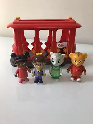 Daniel Tiger's Neighborhood Trolley W/ Daniel Tiger Elaina Prince Katerina Lot • $17.38