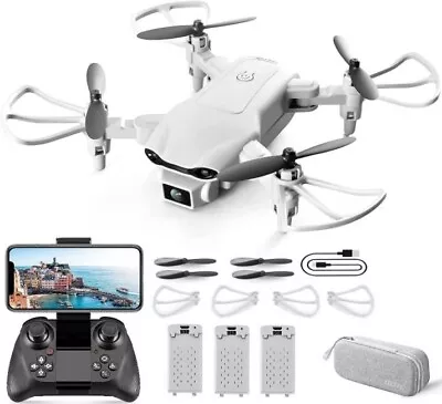 4DRC V9 Mini FPV RC Drone 3D Flips With 1080P HD Camera Toys 3 Batteries • £24.99