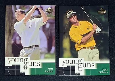 MATT KUCHAR & CHRIS DEMARCO 2001 Upper Deck Golf ⛳️ Young Guns Inserts👀🔥  • $0.99