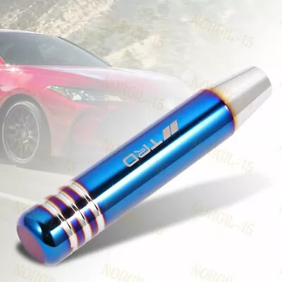 Burnt Blue 18CM - TRD Aluminum Universal Gear Shift Knob Shifter Lever Head NEW • $14.50