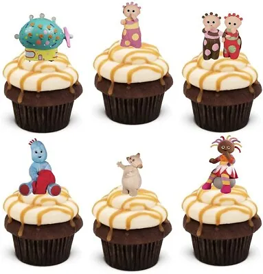 In The Night Garden Stand Up Cup Cake Toppers Edible Birthday Party Decorations • £2.25