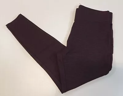 MATTY M Women's Dark Wine Slub Legging Size L XL 2XL Casual Business Pants NWT • $18.95