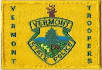 Vermont State Troopers Non Shield Shape Patch From Australia • $3