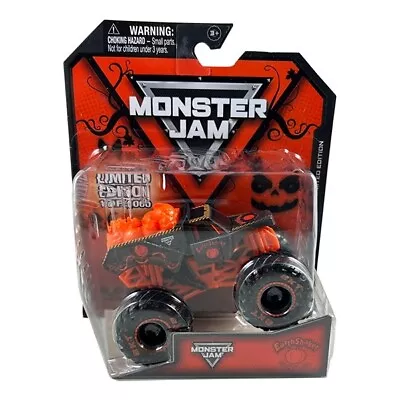 2023 Halloween  Monster Jam Monster Truck Pumpkin Earthshaker Limited Edition • $32.99