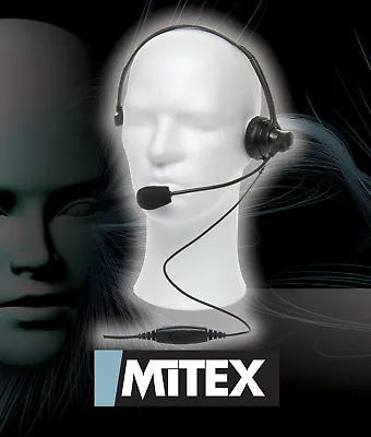 Mitex Boom Microphone Headset - For All Mitex Two Way Radios • £29