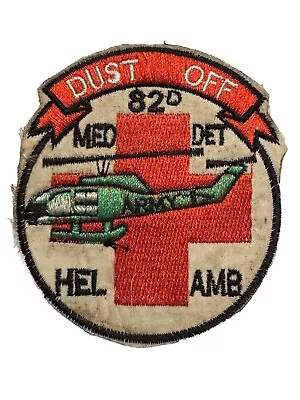 Vietnam War Patch US 82nd Medical Detachment Helicopter Ambulance Dustoff Badge • $11