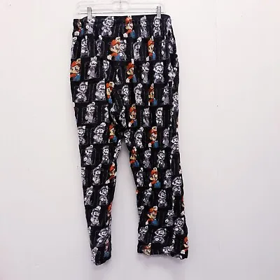 Men's  Super Mario Bros Pajama Pants Large Nintendo Mario Soft Cozy Size XL • $19.99