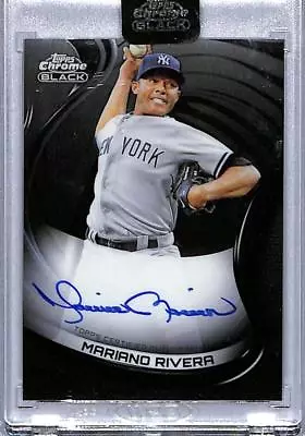 2022 Topps Chrome Black #CBA-MR Mariano Rivera NM-MT Auto Yankees • $199.99