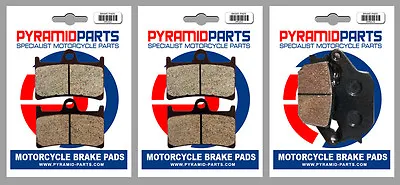 Front & Rear Brake Pads (3 Pairs) For Yamaha YZF 1000 R1 (Rad.cal) 04-06 • £34.95