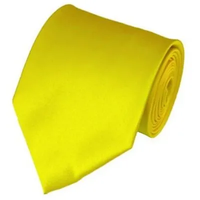 Solid Color 3.5 Inch Wide And 62 Inch Extra Long Necktie For Big & Tall Men • $16.99