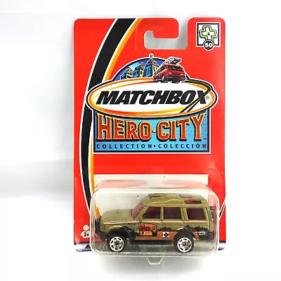 Matchbox Hero City Land Rover Discovery #50 Gold To The Rescue Mattel Wheels • $8.75