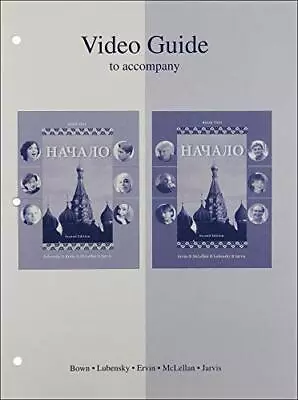 VIDEO GUIDE TO ACCOMPANY NACHALO BOOK 1 AND BOOK 2 By Sophia Lubensky & Gerard • $95.95