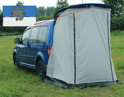 Reimo Trapez Rear Tailgate Tent Mini Camper Van Caddy Berlingo Kangoo Partner • $149.14