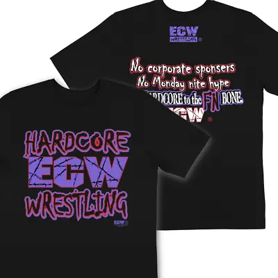 NEW ECW WWF WWE Invasion Hardcore Logo Shirt Taz Sandman Dreamer RVD Sabu S-3XL • $29.99
