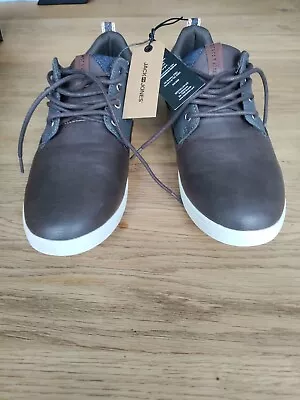 £43.95 • Buy Jack And Jones Origanal Men's Casual Shoes JFW Spider PU Sneaker Java Size Uk8