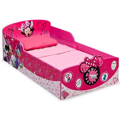 Disney Minnie Mouse Interactive Wood Toddler Bed New Gift Kid's Furniture • $162.99