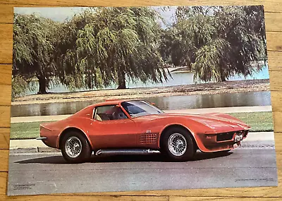 Vintage 1978 Portal Publications LTD Chevrolet Corvette Poster - 28  By 20  • $12.95