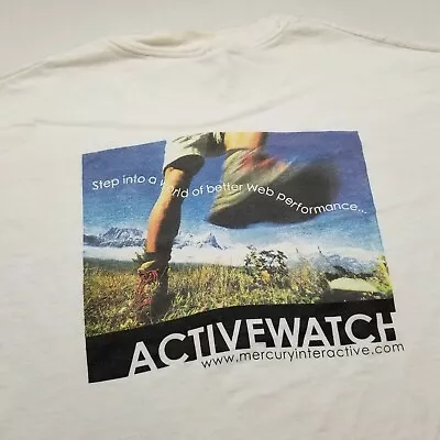 Mercury Interactive T-Shirt Mens XL Software Hiking Web Tech Computer Y2k R22 • $7.80