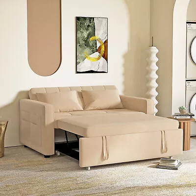 Couch Bed Sofa Sectional Living Room Sleeper 3 In 1 Pull Out Furniture Loveseat • $280.99