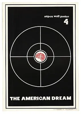 $4500 • Buy Hunter S Thompson / American Dream Aspen Wall Poster No 4 Signed 1st Ed 1970